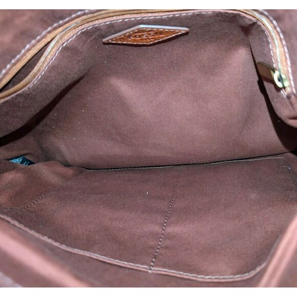 Fossil Purse Bag Cleo Cabernet Brown Soft Leather Shoulder Handbag - Picture 7 of 16
